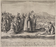 KG 10122
<br/>
Wonder van heilige Mansuetus
<br/>
<em>Callot, Jacques (1592 - 1635)</em>